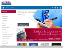 Tablet Screenshot of medyczna-ksiegarnia.pl